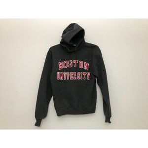 Vintage Champion Eco Fleece Boston University Women’s XS Grey Hoodie Sweatshirt
